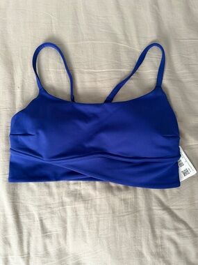 NWT! lululemon Wunder Train Strappy Wrappped Royal Blue